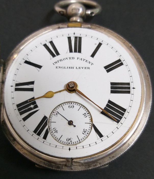 improved patent english lever - pocket watch  - 男士 - 1850-1900
