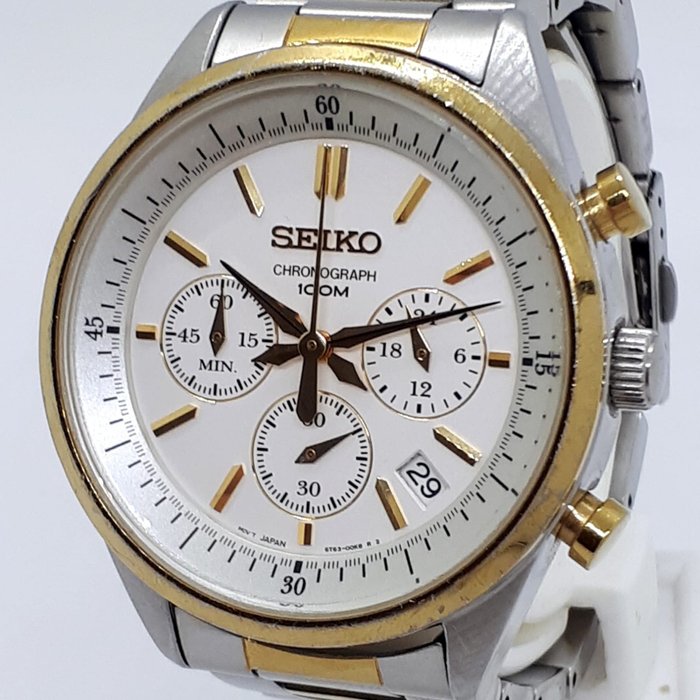 Seiko - chronograph –date - 6T63-00F0 - Men - 2011-present