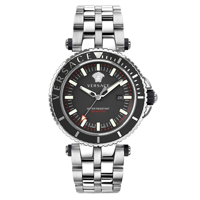 Versace - V-Race Diver Watch Stainless Steel - VEAK00318 - - Catawiki