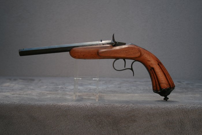 Bélgica - Model 1849 - Flobert - Percussão anelar - único tiro de pistola - 9mm Cal