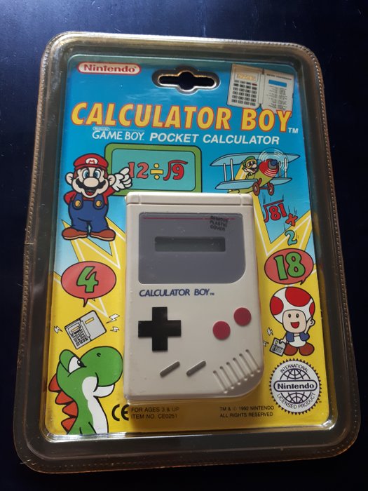 1 Nintendo - Nintendo Calculator Boy - Gameboy Pocket Calculator - Dans la boîte d'origine scellée