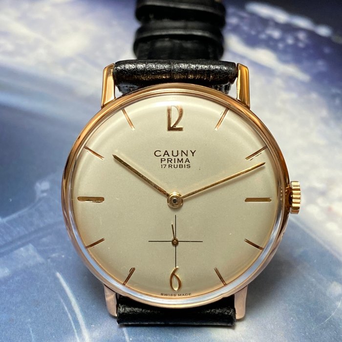 Cauny Prima - Vintage Swiss Watch  - 315-13381 - Férfi - 1950-1959