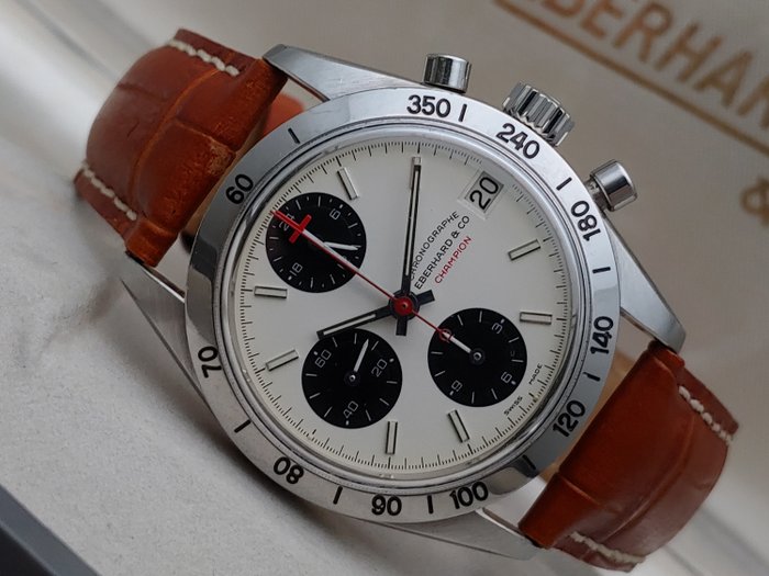 Eberhard & Co. - Chronographe Champion -"NO RESERVE PRICE" - Ref. 31012/A - Homme - 1980-1989
