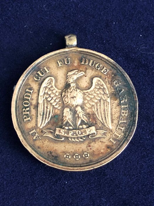 Italia - Ejército "I Mille" Garibaldi - Medalla - 1910