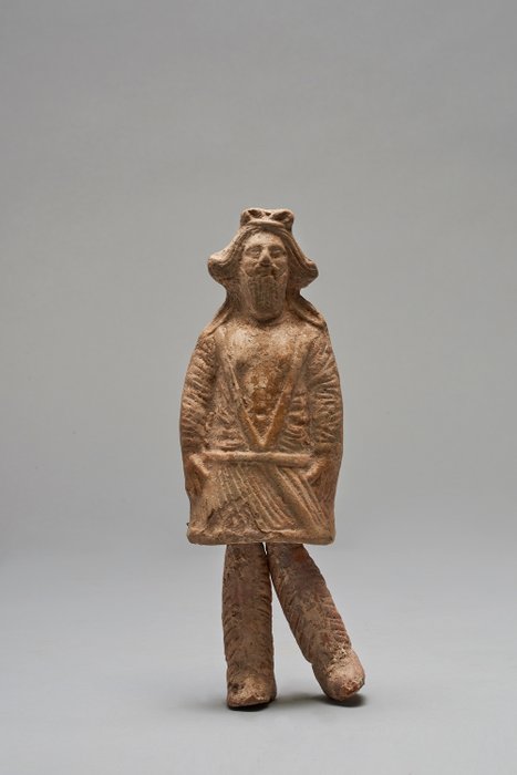 帕提亚人 Terracotta 带铰接腿的娃娃 - 拥有西班牙出口许可证