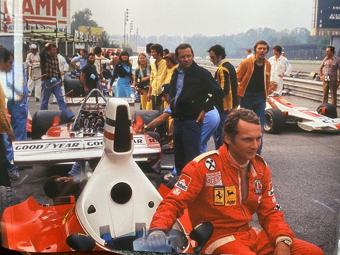 Unknown - Niki Lauda Ferrari Italian Grand Prix Monza  photograph .