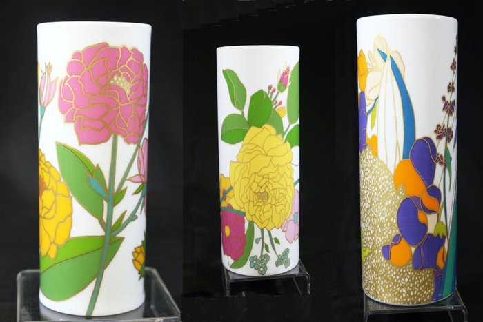 Wolf Bauer - Rosenthal - Three Studio Line - Vase floral Rosenthal - Porcelaine