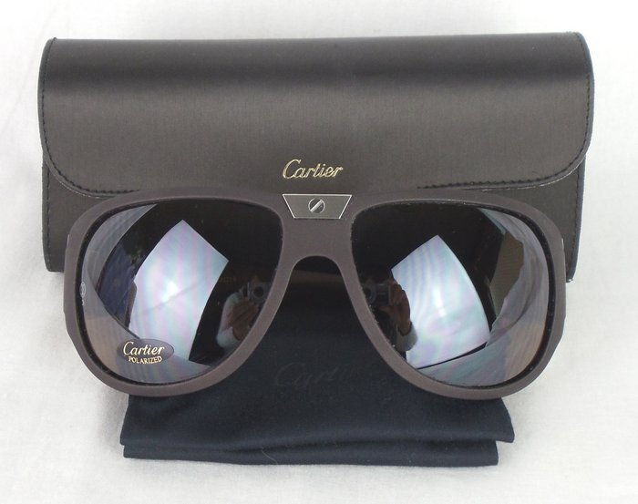 Cartier - Matte Santos Sport 115 Shield  Sonnenbrillen