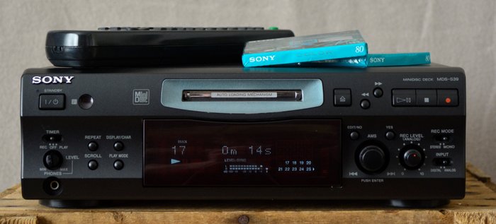 タイムセール！】 SONY ソニー MDS-S39 コンパクトMDレコーダー PCリンク