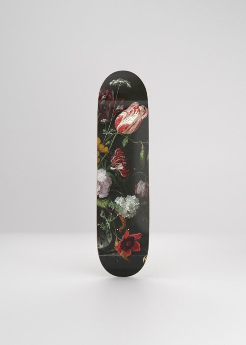 Image 2 of Jan Davidz de Heen (after) - Flowers De Heen Diptych Skateboards