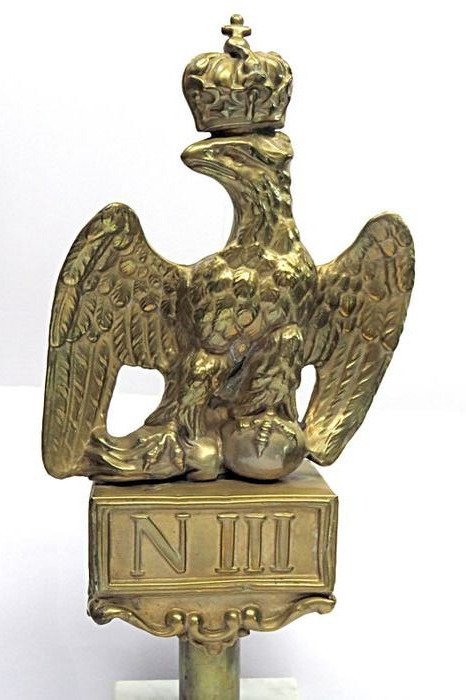 France - Armée/infanterie - Aigle impériale de drapeau Napoléon III -  Catawiki