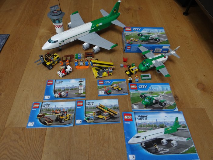 ONLY aircraft Lego 60022 City Cargo Terminal; airplane airport; NO other items