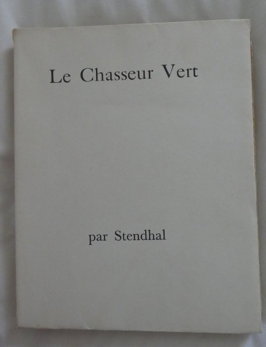 Stendhal / J.E. Laboureur - Le Chasseur Vert - 1929 - Catawiki
