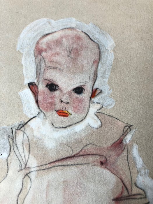 Egon Schiele (1890-1918), (After) - Baby, 1910