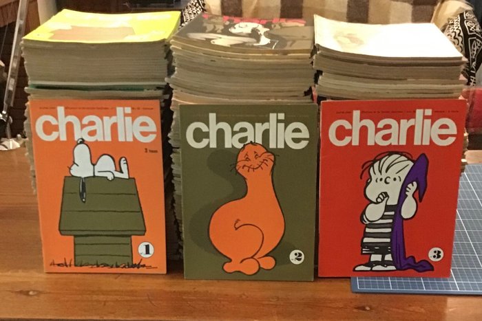 Charlie - Collection complète CHARLIE MENSUEL du n°1 au n°152 - 平裝 - 第一版 - (1969/1981)