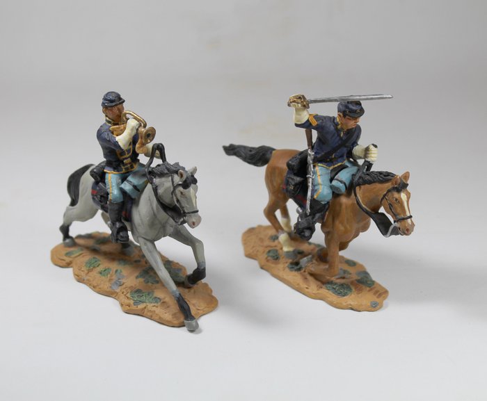 Britains - American Civil War - Set 17399 Union bugler & sergeant - Unknown