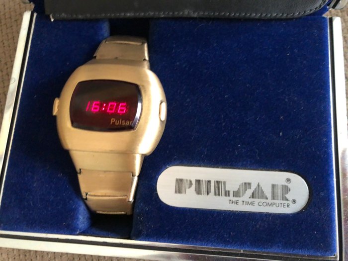 Pulsar - Time Computer P3 Lobster Hour & date - Full set + extra strap with original buckle - Very Rare  - Herren - 1972