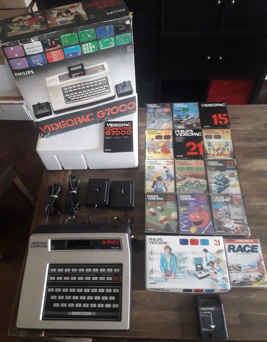 1 Philips videopac g7000 - Console with Games (15) - 帶原裝盒