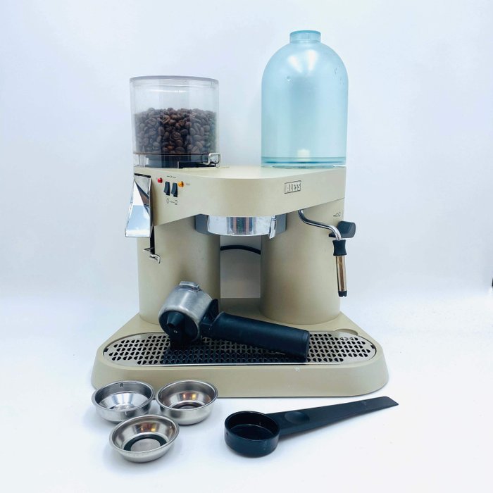 Richard Sapper - Alessi - Masina de cafea Coban RS04 cu masina de tocat cafea