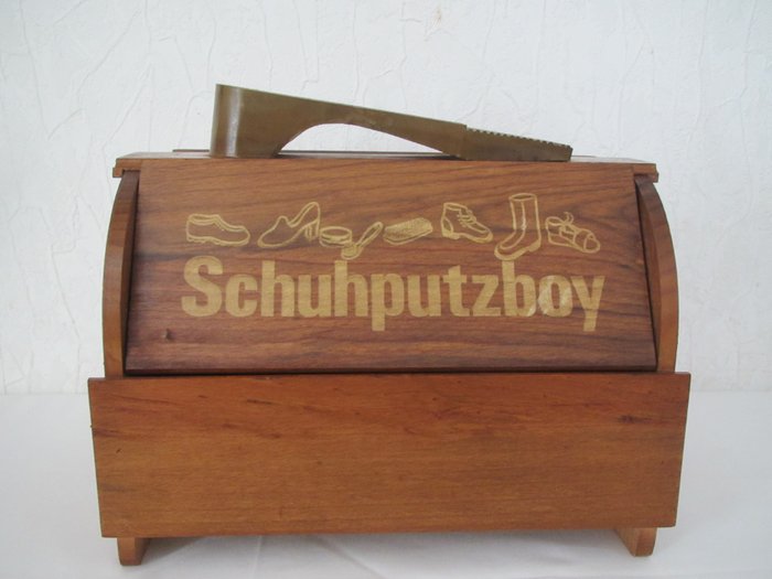 vintage shoe polish box