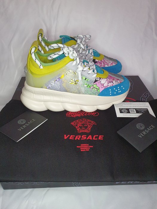 Versace - Versace Chain Reaction Sneakers - Size: 35 - Catawiki
