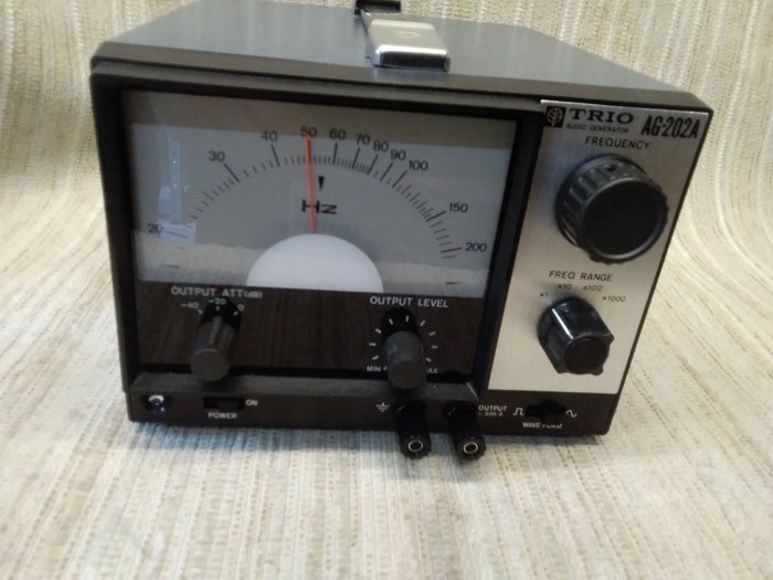Kenwood - AG-202A - Equipamento de teste de áudio, Gerador de sinal de áudio (0-200 KHZ)