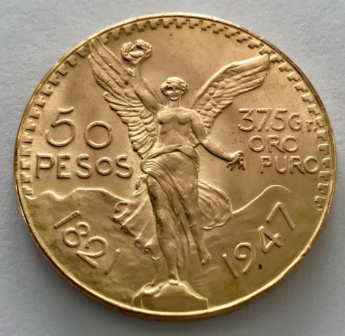 Mexico. 50 Pesos 1947 - Centenario