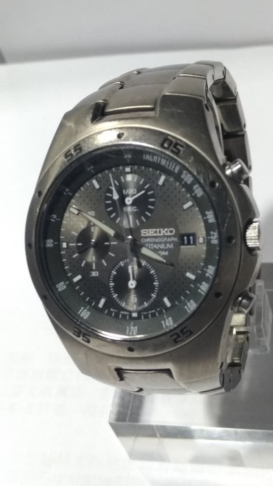 Seiko - Rare TITANIUM watch - ˙7T92-OEDO - Mænd - 2000-2010