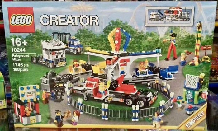 LEGO Creator Expert 10244 Fairground Mixer New In Sealed Box With Free Gifts 