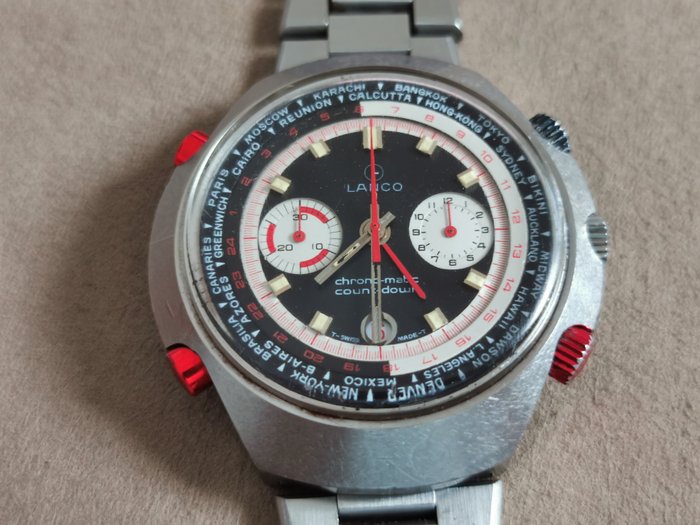 Lanco By Hamilton - Vintage Count-Down GMT Chrono-Matic - 141001-3 - Mænd - 1960-1969
