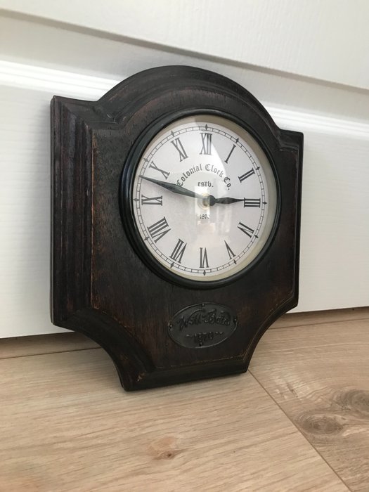 Will Bain 1870 reloj de madera colonial clock & co (1) - Acero, Madera