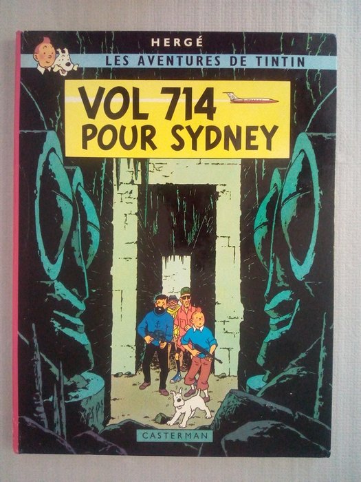 Tintin T22 - Vol 714 pour Sydney (B37,2ème tirage) - C  - Første utgave - (1968)