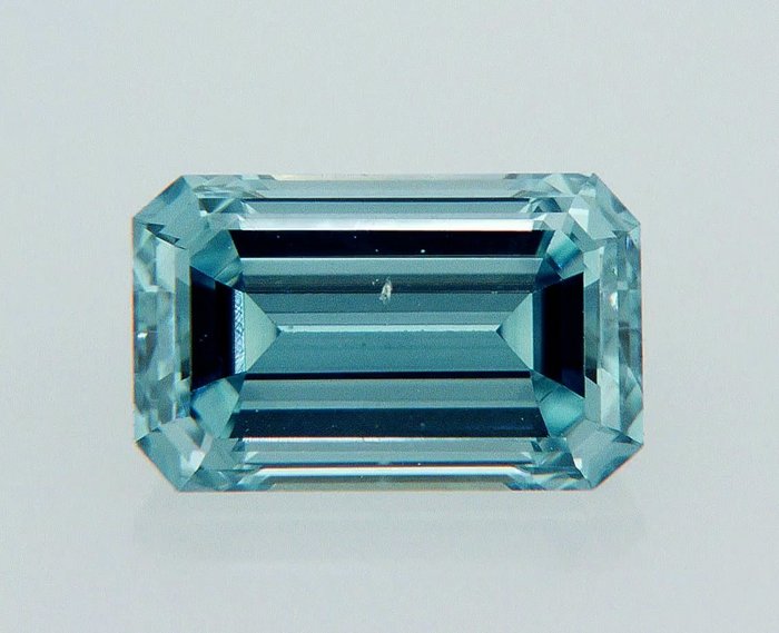 1 pcs Diamante - 0.47 ct - Esmeralda - Color tratado 