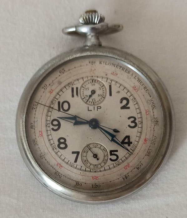 Lip - Montre de poche/de gousset chronographe calibre 423. - 423043 - Férfi - 1901-1949