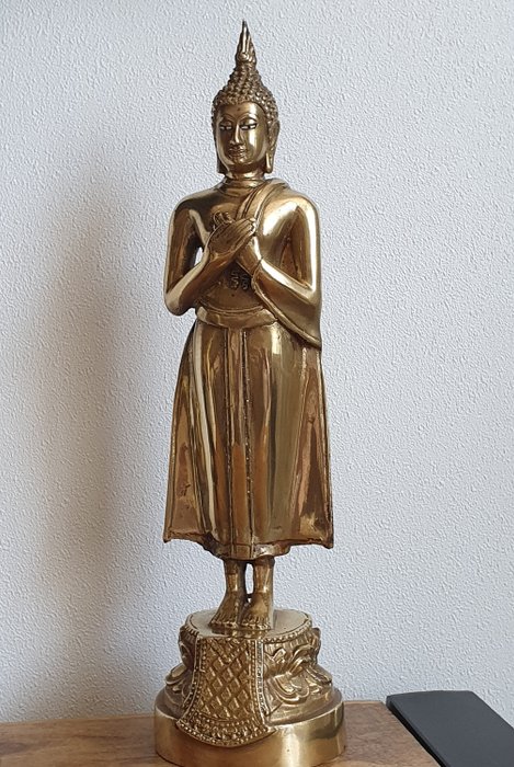 Thai Buddha Pang Ram Pueng (venerdì) - Bronzo - Tailandia - Fine XX secolo