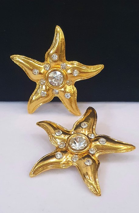 CHORANGE PARIS 18kt gold plated - Large crystal Star - Catawiki