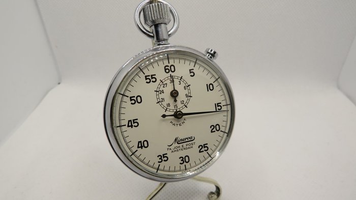 Minerva - Stopwatch Fa. Joh. E. Post. Amsterdam - stop watch NO RESERVE PRICE - Unisex - 1960-1969