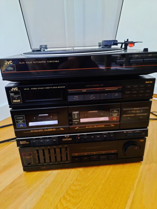JVC - DR-E3L - AL-E1 - Różne modele - Gramofon, System odbiornika z podwójną kasetą