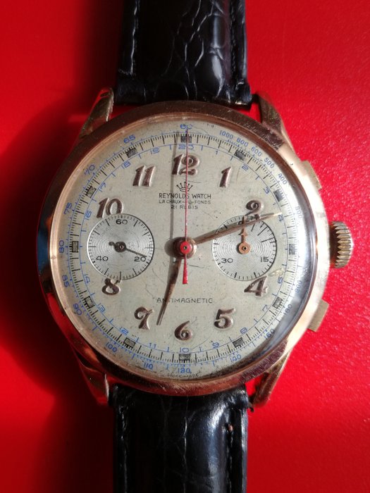 Reynolds Watch - Cronografo oro 18k - Hombre - 1950-1959