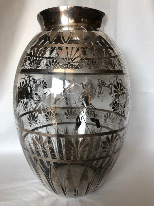 Saint Graal - 花瓶 (1) - 水晶和銀
