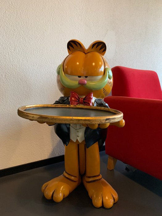 Garfield - Paws - 雕像, Butler with tray (95x 45 cm)