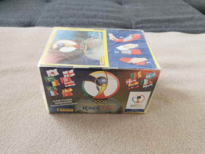 PANINI road to FIFA World Cup 2002-Display box CAJITA 50 cartocci packets sobres 