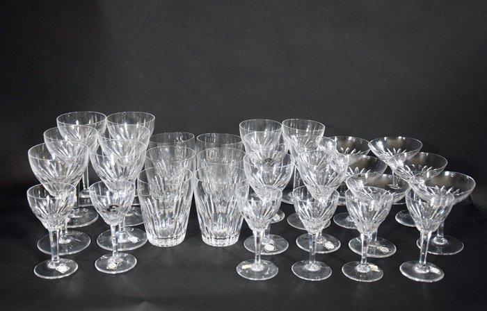 W.J.Roozendaal - Kristalunie Maastricht - 玻璃器皿, 酒杯組 (30) - 水晶
