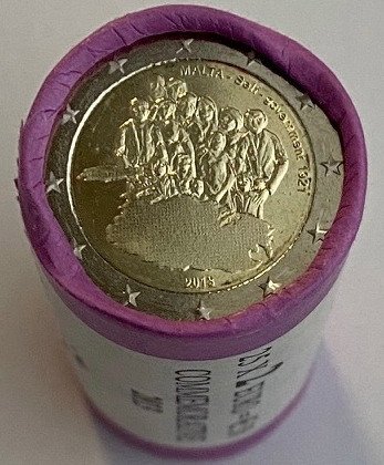 Malta. 2 Euro 2013 "Self-Government" (25 pieces) in roll  (Utan reservationspris)