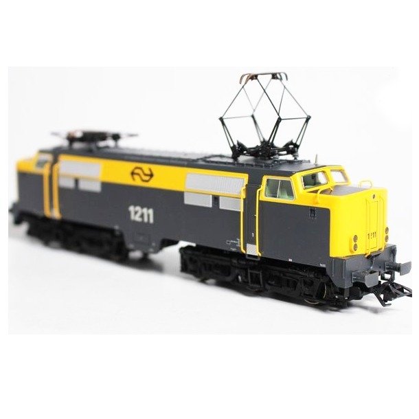 Trix H0 - 22328 - 電機車 - 翻新的黃灰色版本1211 - NS