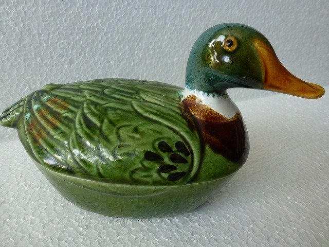 Michel Caugant - Pot à terrine en forme de canard - Céramique