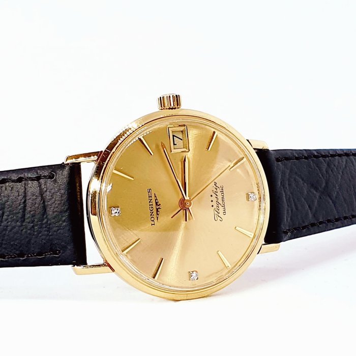 Longines - Flagship 18k solid gold and diamond dial - 3517 - Homme - 1960-1969