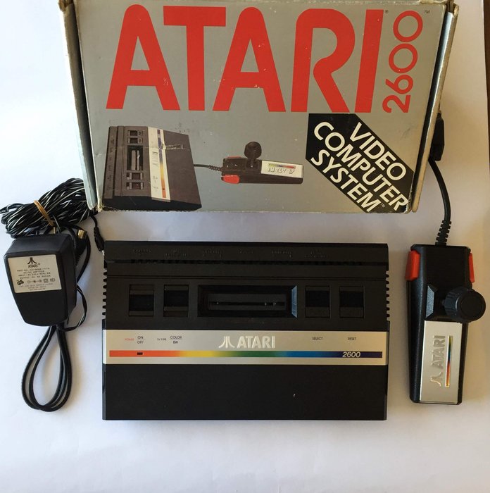ATARI 2600 Jr junior Rainbow Edition Console PAL + 1 joystick