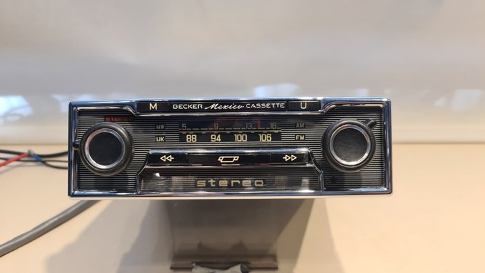 radio samochodowe - Becker Mexico cassette vollstereo 1976 gereviseerd. - Becker - 1970-1980