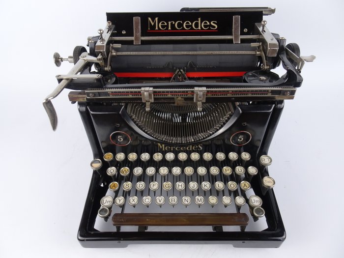 Mercedes Büromaschinen-Werke AG, Zella-Mehlis, modell 5 - Typewriter, 1928 - metal